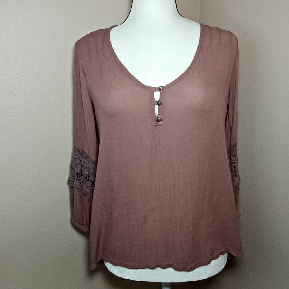 O'Neill Gracie Henley Top Size S